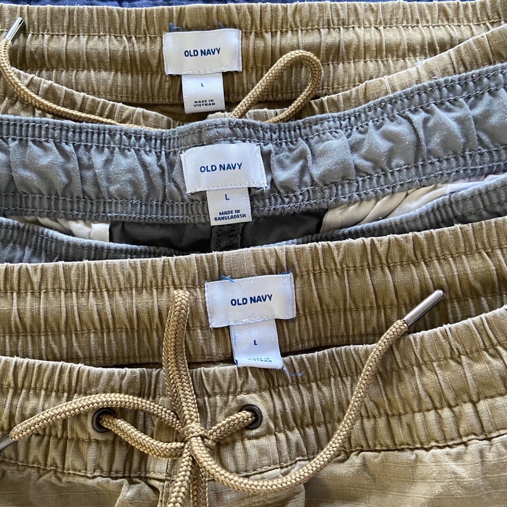 3 Pairs of Men’s Old Navy Jogger Pants